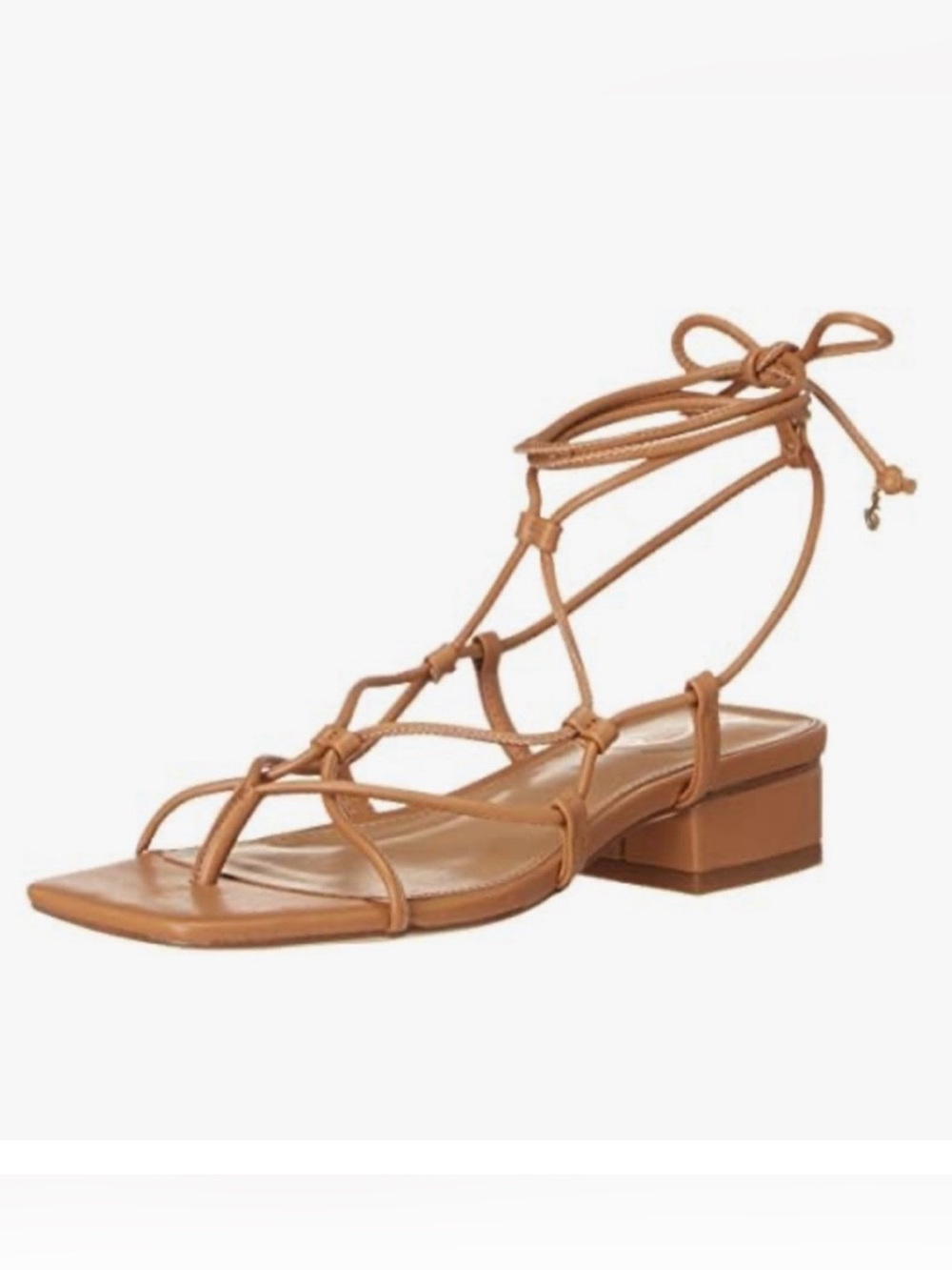 STEVE MADDEN STRAPPY SANDALS- EUC Tan Leather